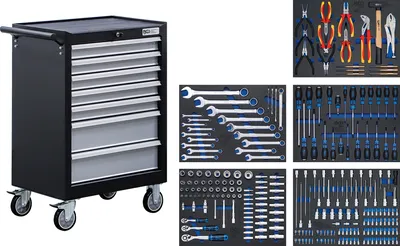 Immagine prodotto di BGS Carrello da officina 7 cassetti con 246 utensili - 6060