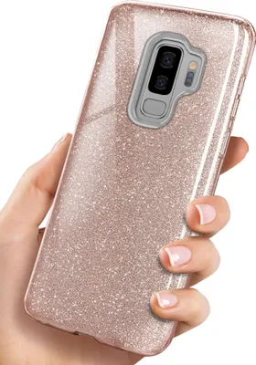 Produktbild von GLITTER-Case für Samsung Galaxy S9 Plus, Farbe:Gloss - Rosé