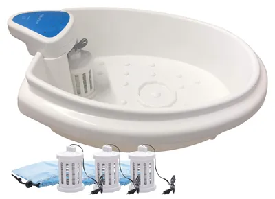 Ionen-Fußbad, komplettes Set, weiß, 1 Stück, 2,9 kg