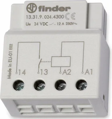 Zdjęcie produktu dla Przekaźnik przełączający FINDER 24 V, 12 A, 13.31.9.024.4300, podtynkowy