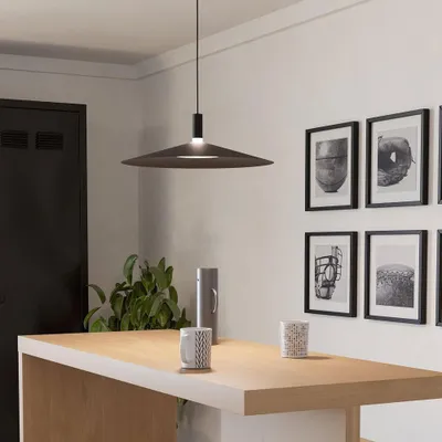 Zdjęcie produktu dla Eglo LED lampa wisząca Conomavilla-Z czarna Ø 45 x 120 cm RGB z możliwością ściemniania