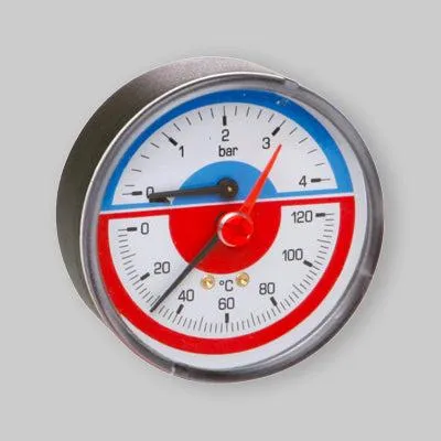 Immagine prodotto di Termomanometro Attacco Posteriore Ø 80 1/2" 0÷10 Atm 0÷120°C