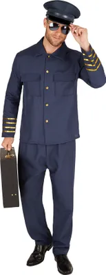 Produktbild von dressforfun® Herrenkostüm Pilot