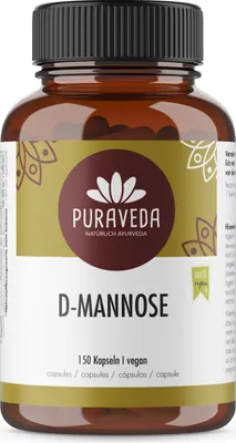 Produktbild von Puraveda D-Mannose 150 Kapseln