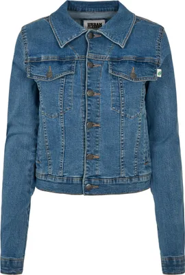 Obrázek produktu pro Dámská džínová bunda Urban Classics Ladies Organic Denim Jacket clearblue washed - S