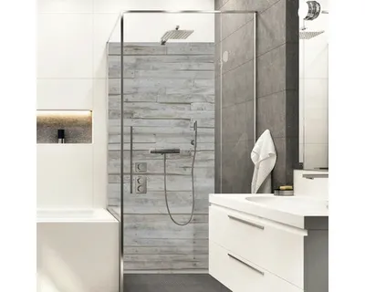 Obrázok produktu pre Obkladové panely do kúpeľne mySpotti Shower Wood Planks 255x150 cm SH-100255-1403-HB