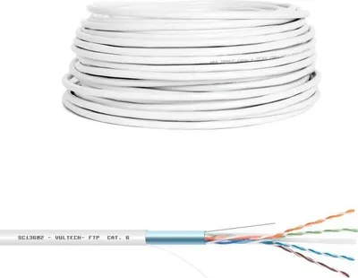 Immagine prodotto di Vultech Matassa LAN Cavo di Rete 50m Cat. 6 FTP Bianco