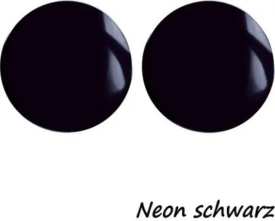 Produktbild von Medizinische Ohrstecker / Gesundheitsstecker / Erstohrstecker Neon Dots Studex System 75 Neon schwarz