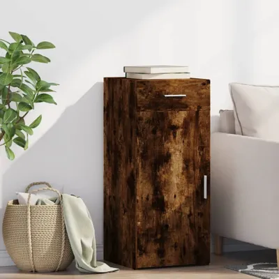 Produktbild von vidaXL Sideboard Räuchereiche 40x42,5x93 cm Holzwerkstoff