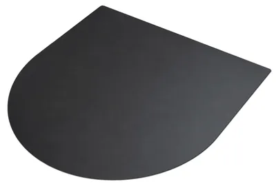 Zdjęcie produktu dla Akcesoria do grilla – ognioodporna podkładka ochronna – metalowa – czarna – podkładka pod grill – płyta chroniąca przed wysoką temperaturą – na zewnątrz – taras – 80 x 70 cm