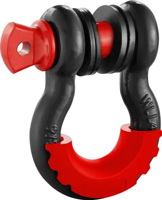 Immagine prodotto di SucceBuy 3/4" D-Ring Shackle, 2 Pack Alloy Steel Shackle 62832 lbs (28,5 tonnellate) Breaking Strength con 7/8" Bolt Pin, Isolators & Washers, Heavy Duty Off Road Vehicle Recovery Shackle