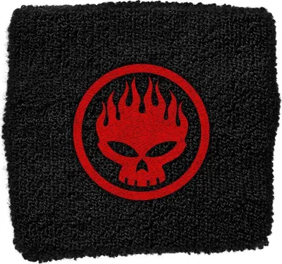 Produktbild von The Offspring Schweißband Unisex Skull Logo schwarz Standard