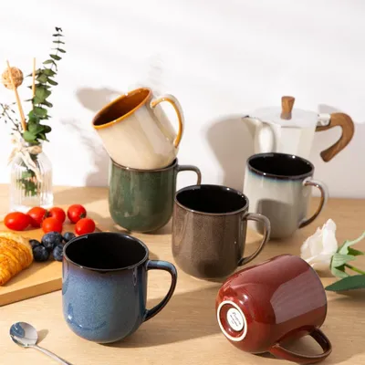 Obrázok produktu pre Sada 6 porcelánových šálok na kávu, objem 350 ml