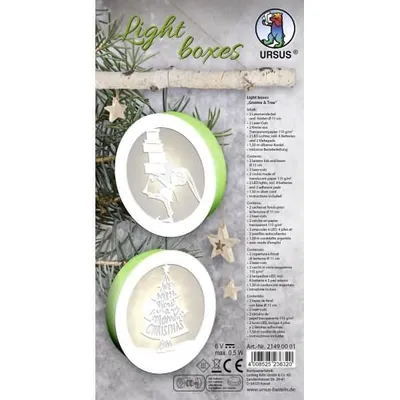 Produktbild von URSUS Light boxes "Gnome & Tree", Ø 11 cm