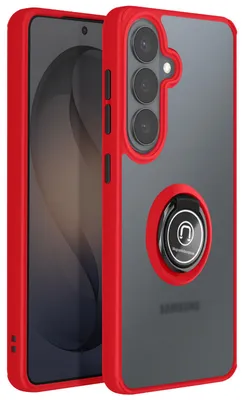 Produktbild von Avizar, Magnetische Hülle mit 360° Drehbarer Ring für Galaxy S26 Plus, Rot
