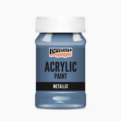 Immagine prodotto di PENTART Colore acrilico metallizzato, 100 ml, blu