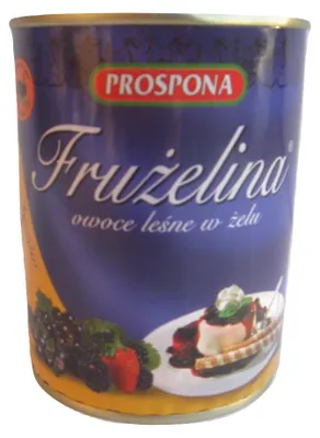 Produktbild von Frużelina Prospona, Geschmack: Waldbeeren, 380 g