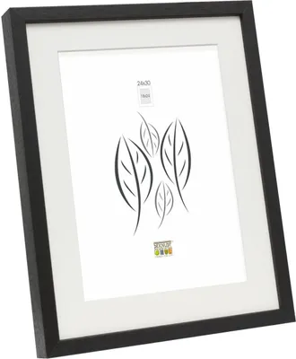 Obrázek produktu pro Deknudt S223K dřevěný fotorámeček černý 24x30 cm