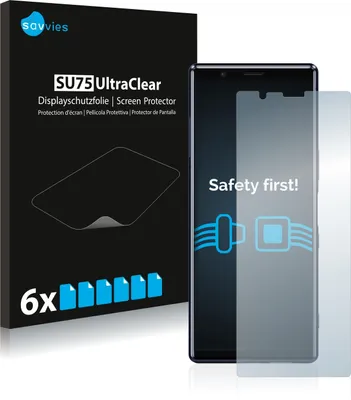 Produktbild von 6x Für Sony Xperia 5 Schutzfolie Savvies Displayschutz Display Schutz Folie Klar Transparent