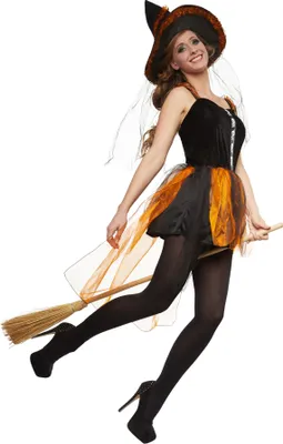 Produktbild von dressforfun® Frauenkostüm Feurige Hexe Wilzania