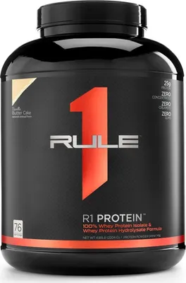 Produktbild von Rule1 R1 Protein Isolate – 2,27 kg Vanilla Butter Cake