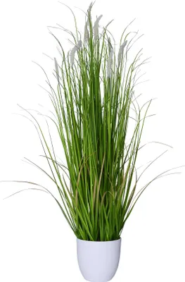 Produktbild von VIVANNO Kunstpflanze Kunststoff HERBE Organisch, Grün naturgetreu - 60x110 cm