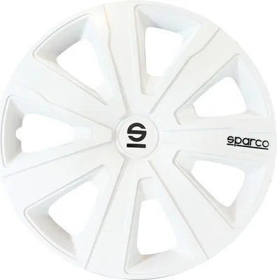 Produktbild von 16" Zoll Radkappen Weiß Radzierblenden Radblenden SPC1681WH SPARCO