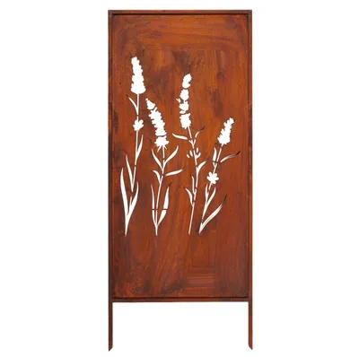 Produktbild von Edelrost Sichtschutz Garten Deko Vier Grashalme 120x50 cm Decorative Abdeckung Rost