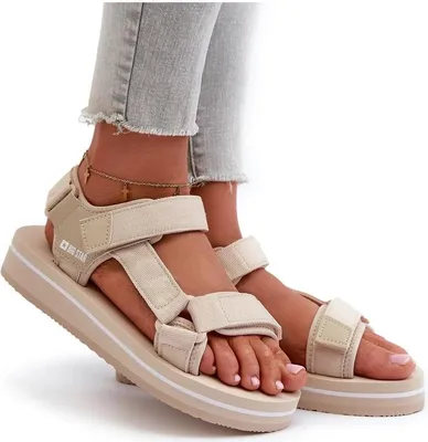 Produktbild von Damen Plateau-Sandalen von Big Star NN274A535 Beige 36