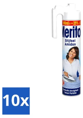 Productafbeelding van 10 x Merito strikspray - 500 ml - Voordeelverpakking - 10 stuks