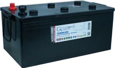 Produktbild von Q-Batteries 12SEM-225 12V 225Ah Semitraktionsbatterie