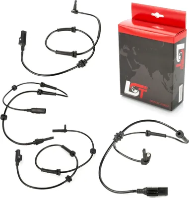Produktbild von 4x ABS Sensor Raddrehzahlregler Set vorne hinten für FIAT CITROEN PEUGEOT