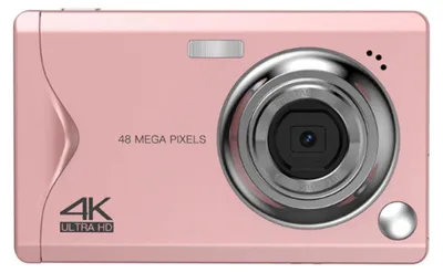 Produktbild von 4K Digitalkamera - Kompaktkamera - 48 MP - 7,6 cm Display - 16x Digitalzoom - Autofokus & Vlog - 800 mAh Akku - 0,79 cm Sensor