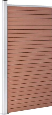 Produktbild von vidaXL Zaunelement WPC 95x186 cm Braun