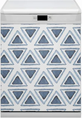 Produktbild von Geschirrspüle Magnet für Spülmaschine Magnetmatte Küche Magnete  Dekorative 60x80 cm  - Dreiecke