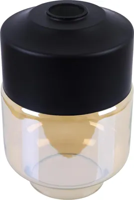 Image de Abat-jour Oslo couleur miel Vase 18 cm – abat-jour en verre élégant pour un éclairage intérieur raffiné