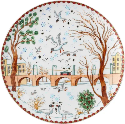 Produktbild von Hutschenreuther Sammelkollektion 2023 Weihnachtsklänge II Teller flach 22cm