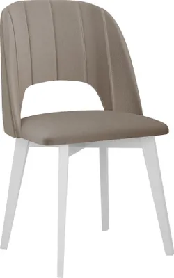 Image de Chaises de table à manger AFTON 8 - blanc / beige