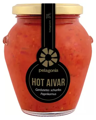 Image de Pelagonia HOT Aivar purée de poivrons et d'aubergines grillés 314g