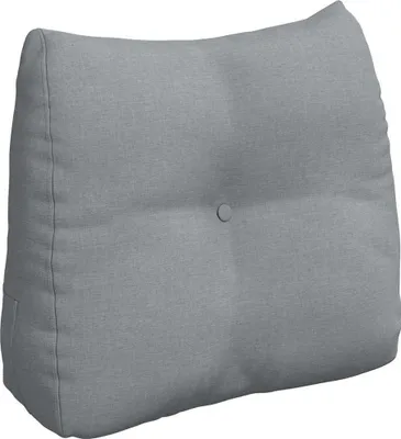 Zdjęcie produktu dla vidaXL Poduszka na plecy jasnoszara 60 x 24 x 50 cm tkanina