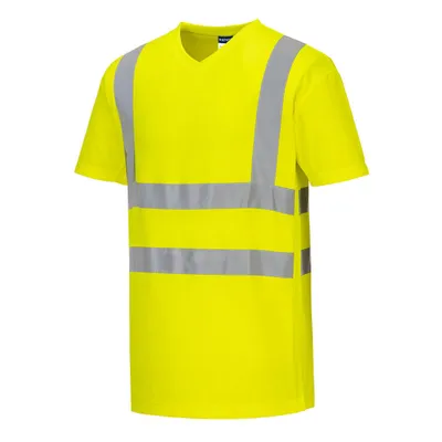 Obrázek produktu pro Portwest S179 Tričko s výstřihem do V a síťovanými vsadkami Žlutá velikost XL