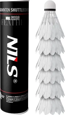 Obrázok produktu pre Feather Shuttlecocks, 6 Pack