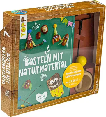 Produktbild von Kreativ-Set Basteln mit Naturmaterial