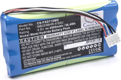 Produktbild von vhbw Akku kompatibel mit Fukuda CardiMax FX-8200 Medizintechnik (4000 mAh, 9,6 V, NiMH)