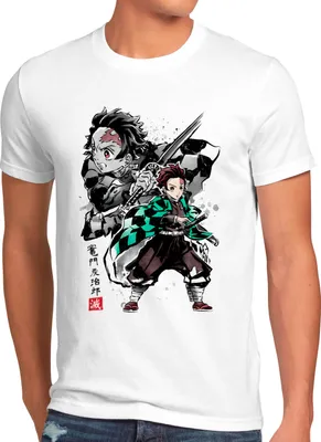 Produktbild von BaumwolleCloud Inked Tanjiro Herren T-Shirt  anime japan manga