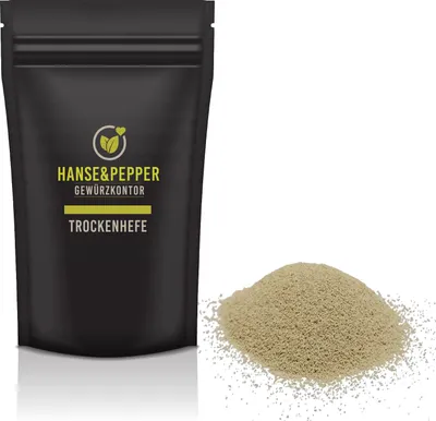 Produktbild von 1kg Trockenhefe für Pizza Brot Brotteig Backhefe Kuchen Hefe vegetarisch vegan Instant Trocken hefe natürlich vom Hanse&Pepper Gewürzkontor