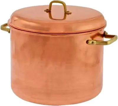 Zdjęcie produktu dla Garnek miedziany z uchwytami 24 cm