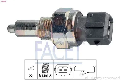 Produktbild von FACET Rückfahrschalter 7.6099 für AUDI A4 Avant (8ED, B7)