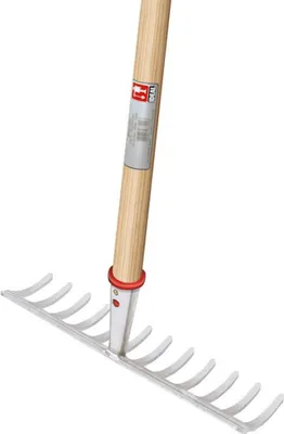 Image de Râteau de jardin professionnel IDEAL avec manche long