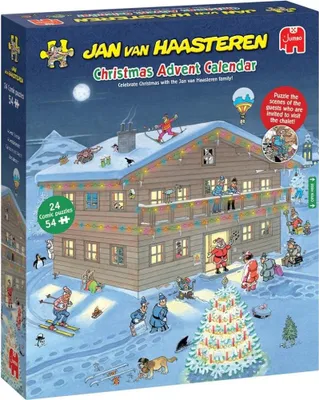 Produktbild von Jan van Haasteren Adventskalendar 2025, 54 Stück(e), Weihnachten, 15 Jahr(e)